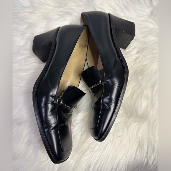 GUCCI leather classic horsebit black shoes - Picture 3 of 9
